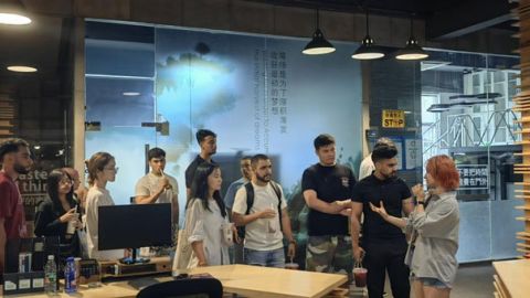 University-Enterprise Cooperation | International Students from Zhejiang University of Finance & Economics Visit Boduo Group