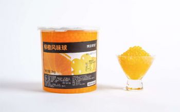 Orange Flavored Popping Boba