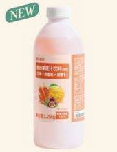 Colorful Fruit and Vegetable Juice Drink