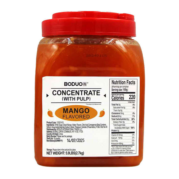 Mango Flavored Concentrate