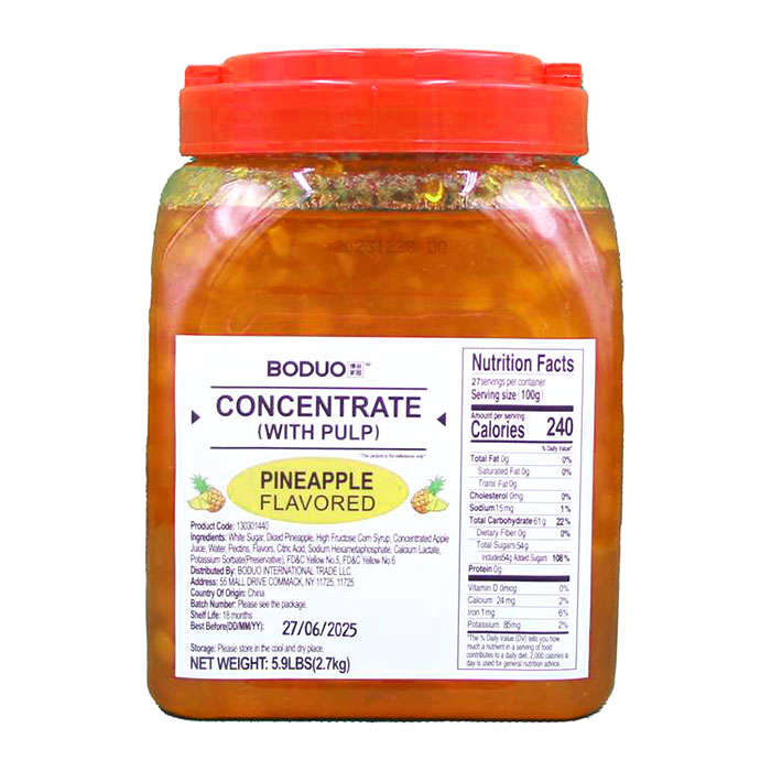 Pineapple Flavored Concentrate