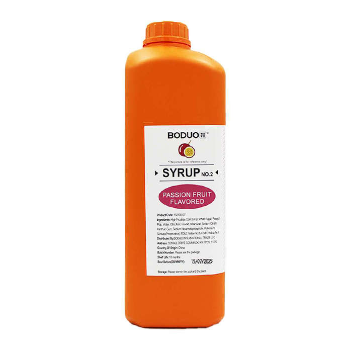 Passion Fruit Flavored Syrup