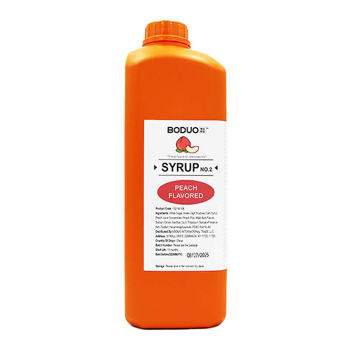 Peach Flavored Syrup